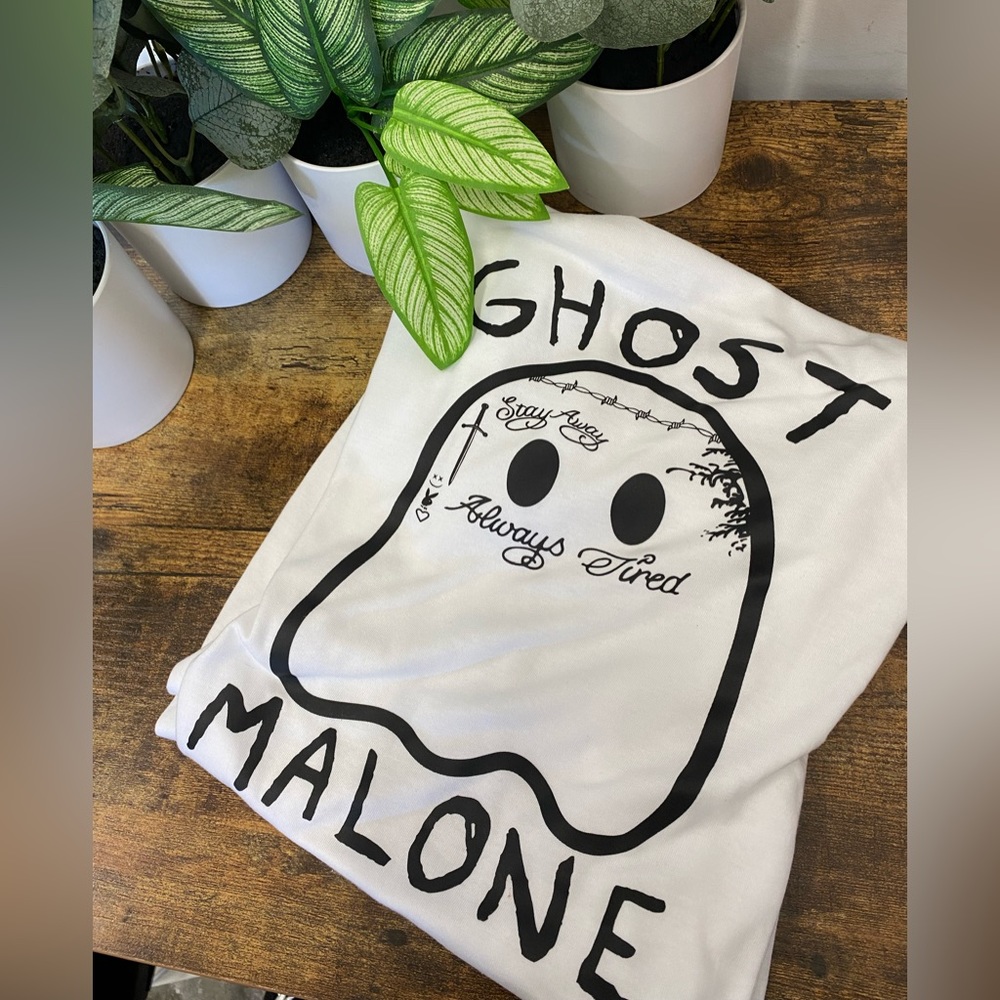 Custom Made Ghost Malone Tshirt